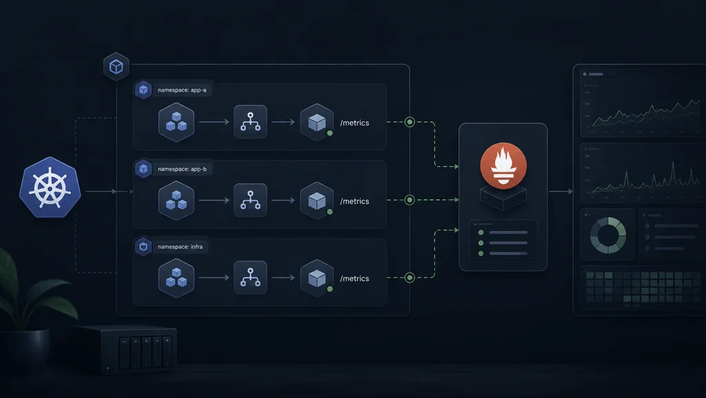 Cloudflare API to Prometheus: Kubernetes and Scrape Wiring